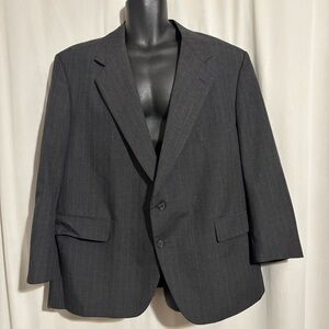 Vintage Palm Beach Lined Men’s Blazer Dark Gray Tuxedo Jacket no size available